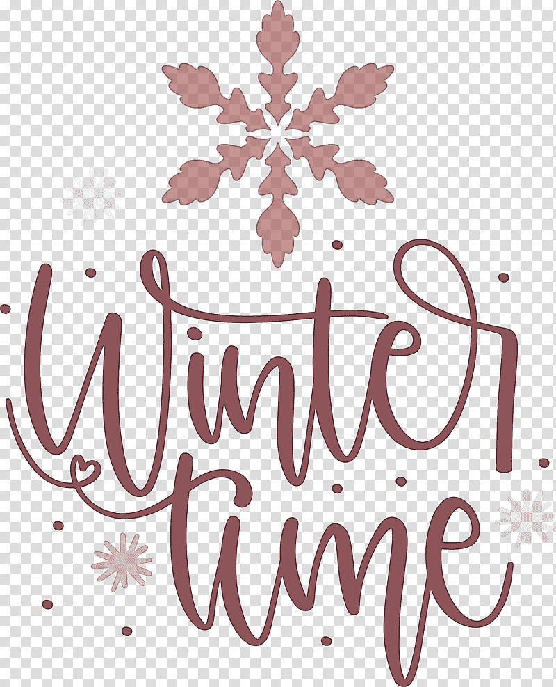 Winter Time, Flower, Logo, Calligraphy, Petal, Tree, Text transparent background PNG clipart