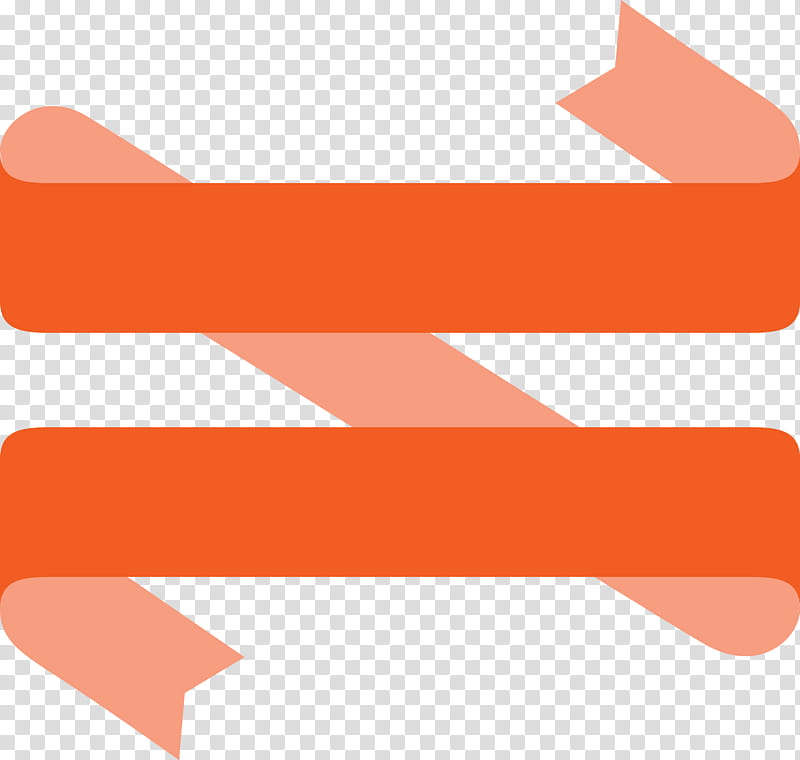 Ribbon Multiple Ribbon, Orange, Line, Logo transparent background PNG clipart