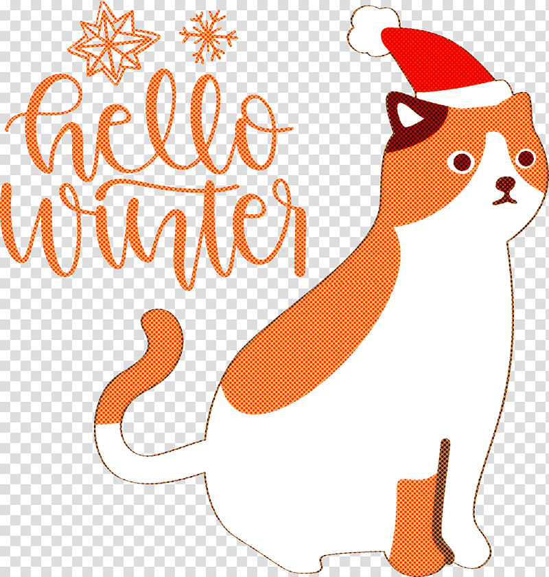 Hello Winter Welcome Winter Winter, Winter
, Cat, Kitten, Paw, Whiskers, Catlike transparent background PNG clipart