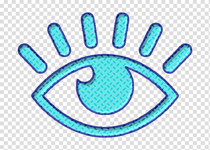 Eye icon Eye with eyelash icon gestures icon, Eyecons Icon, Aqua M, Logo, Line, Intent Podcast, Text transparent background PNG clipart