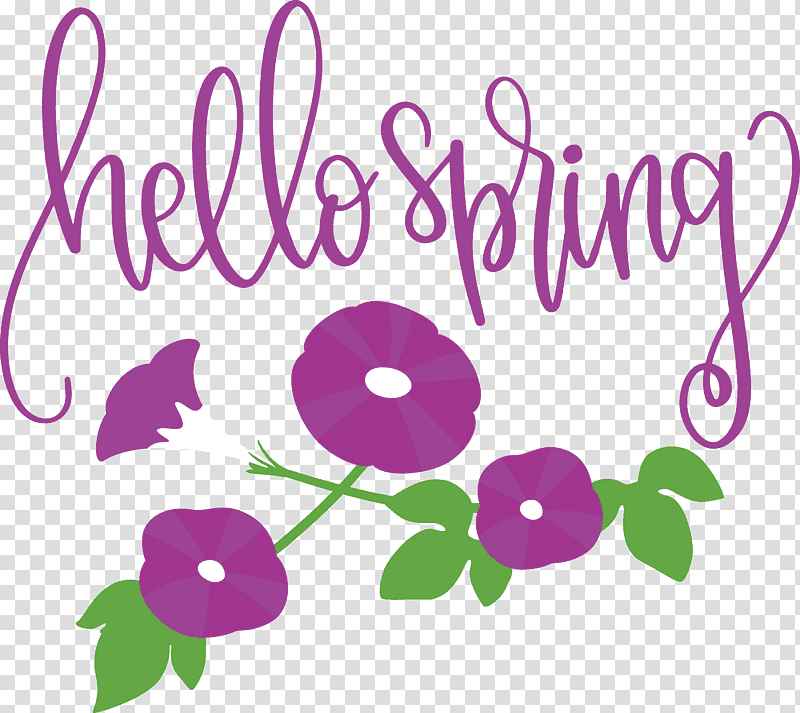 Hello Spring Spring, Spring
, Floral Design, Flower Purple Violet, Funakoshi Respiratory Medicine, Calendar System, Hawaiian Background transparent background PNG clipart
