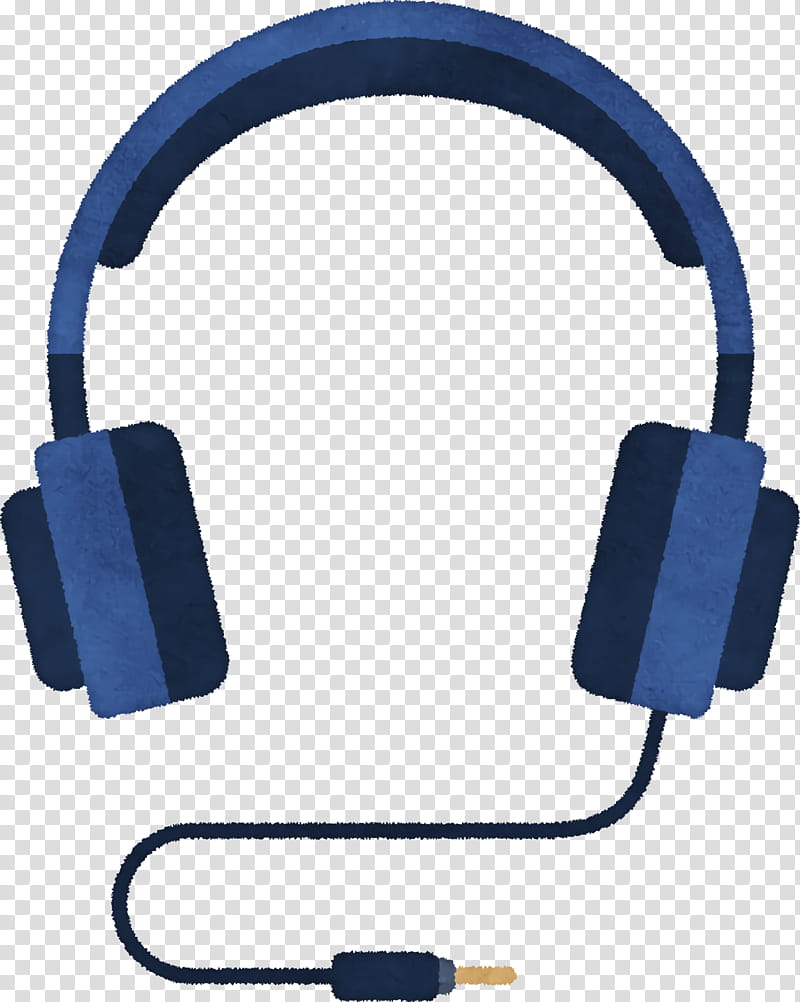 headphones headset audio equipment electric blue computer hardware transparent background PNG clipart