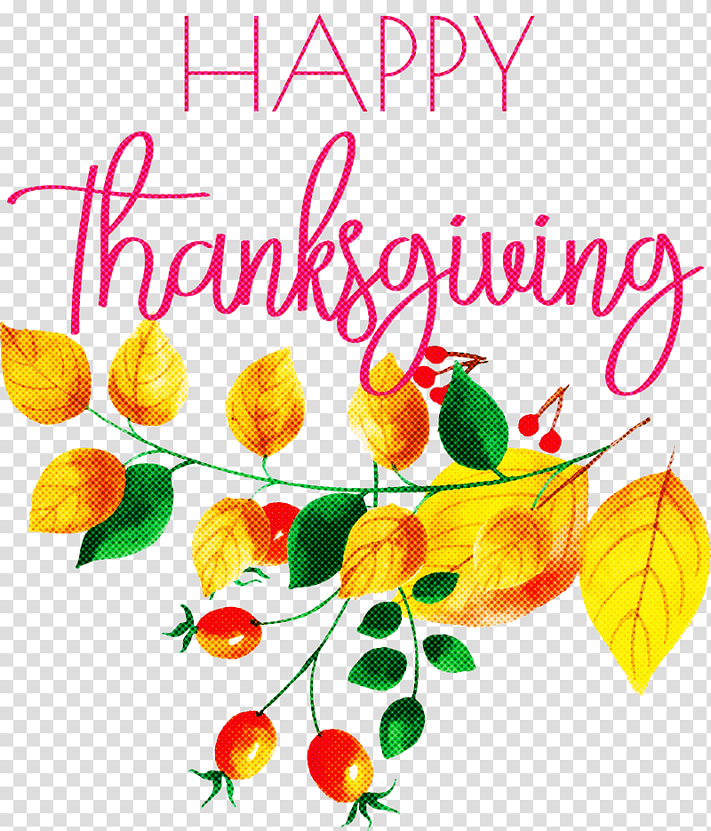 Happy Thanksgiving, Happy Thanksgiving , Floral Design, Leaf, Natural Foods, Petal, Meter transparent background PNG clipart