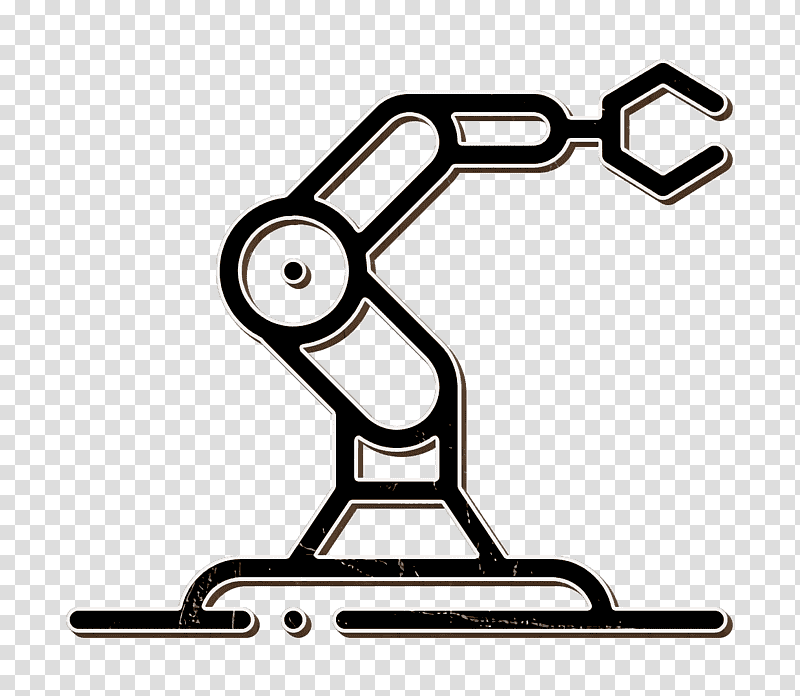 Nerd icon Robot arm icon Robot icon, Robotic Arm, Computer, Automation transparent background PNG clipart