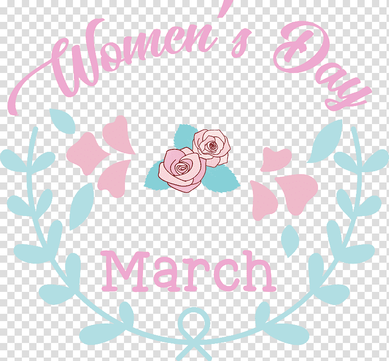 Womens Day Happy Womens Day, Floral Design, Greeting Card, Rose, Flower, Garden Roses, Logo transparent background PNG clipart