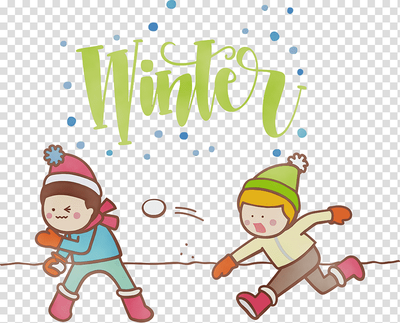 Christmas Day, Winter
, Hello Winter, Welcome Winter, Watercolor, Paint, Wet Ink transparent background PNG clipart