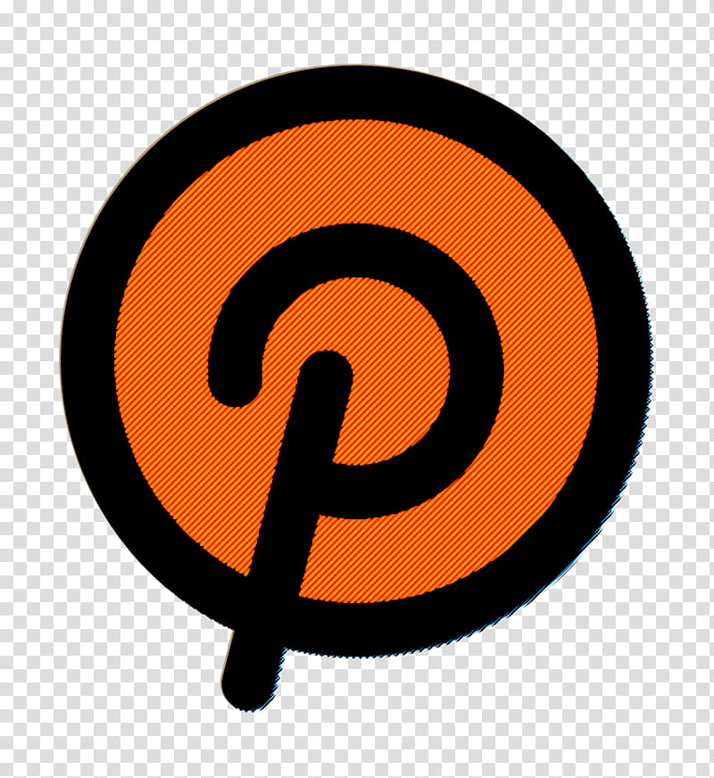 Social Media Color icon Pinterest icon, Orange, Meter transparent background PNG clipart
