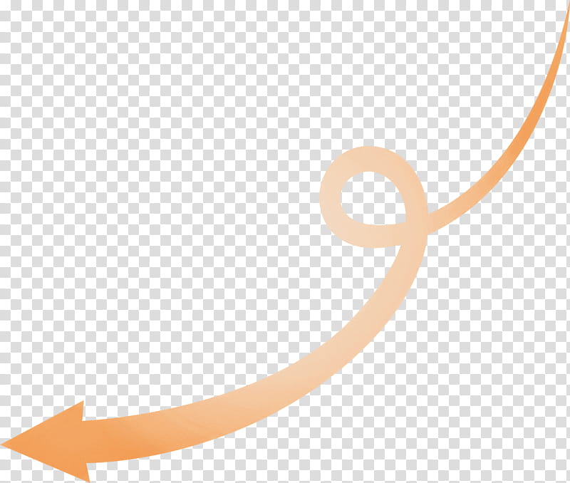 Curved Arrow, Line transparent background PNG clipart