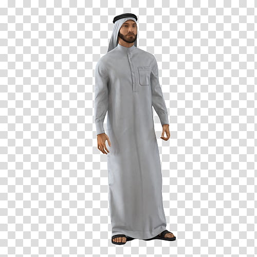 3d modeling cinema 4d arabs 3d computer graphics turbosquid, Thawb, Low Poly, Rendering, Skeletal Animation, Male, Clothing transparent background PNG clipart