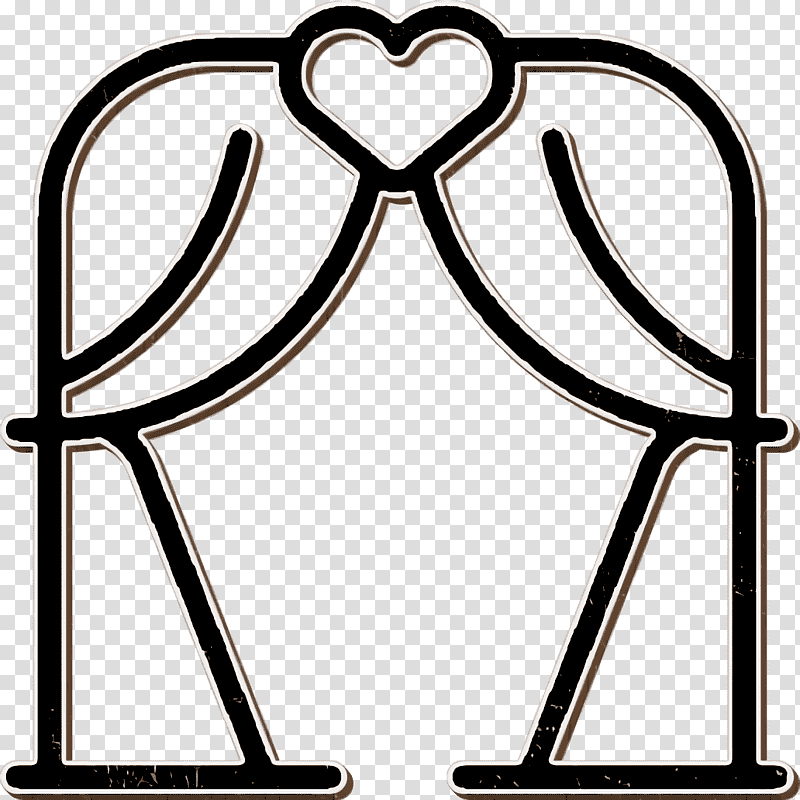 Curtains icon Window icon Wedding icon, Black And White
, Line, Meter, Geometry, Mathematics transparent background PNG clipart