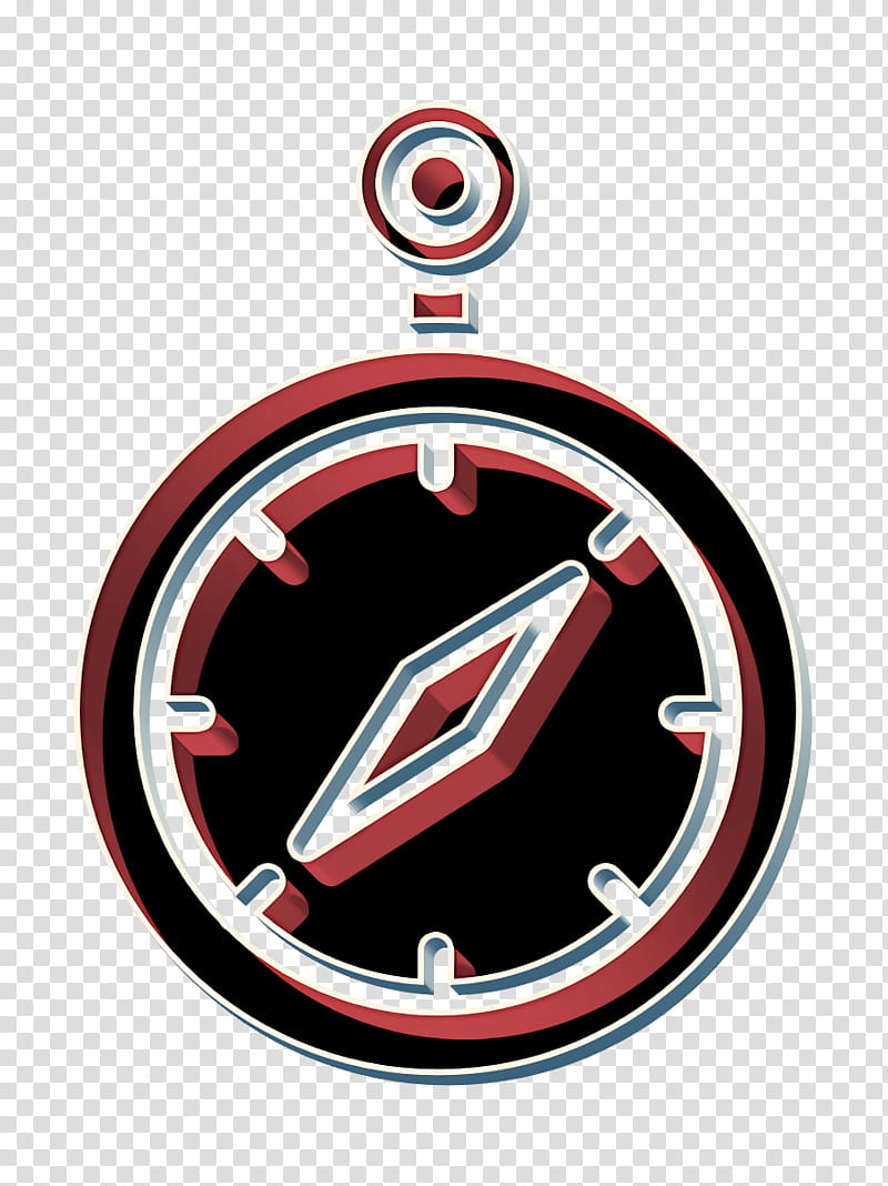 Compass icon Hunting icon, Logo, Symbol, Pendant, Emblem, Locket, Circle transparent background PNG clipart