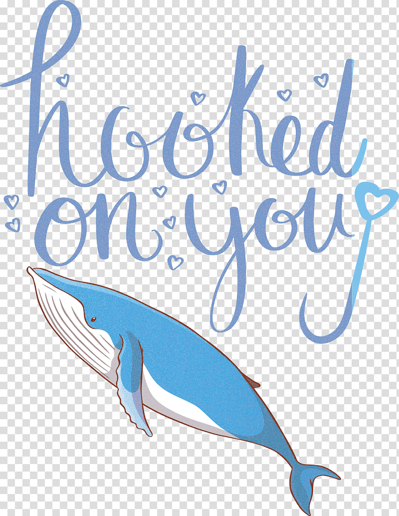Fishing hooked on you, Dolphin, Porpoises, Cetaceans, Whales, Calligraphy, Meter transparent background PNG clipart