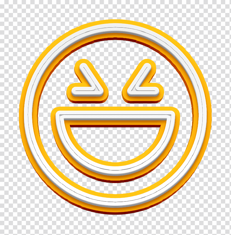 Laugh icon Emotions icon, Emoticon, Emoji, Smiley, Avatar, Logo, Symbol transparent background PNG clipart