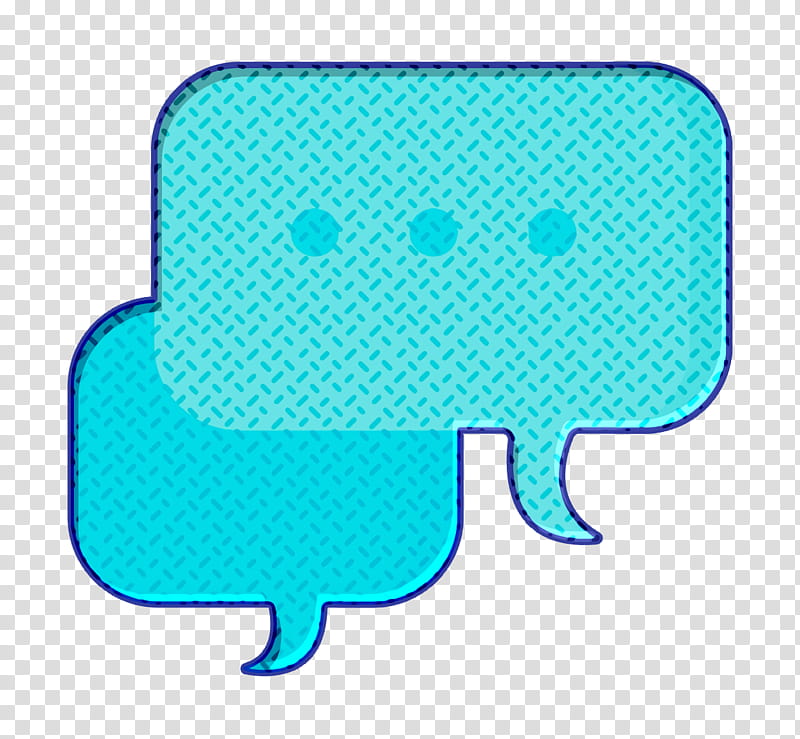 Contact Comunication icon Chat bubble icon Talk icon, Turquoise, Aqua, Line, Azure transparent background PNG clipart