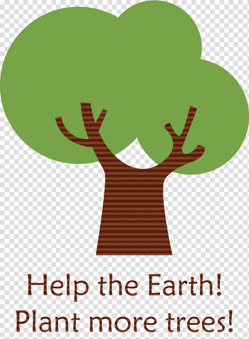 Plant trees arbor day earth, Deer, Cartoon, Health, Antler, Meter, Pregnancy transparent background PNG clipart