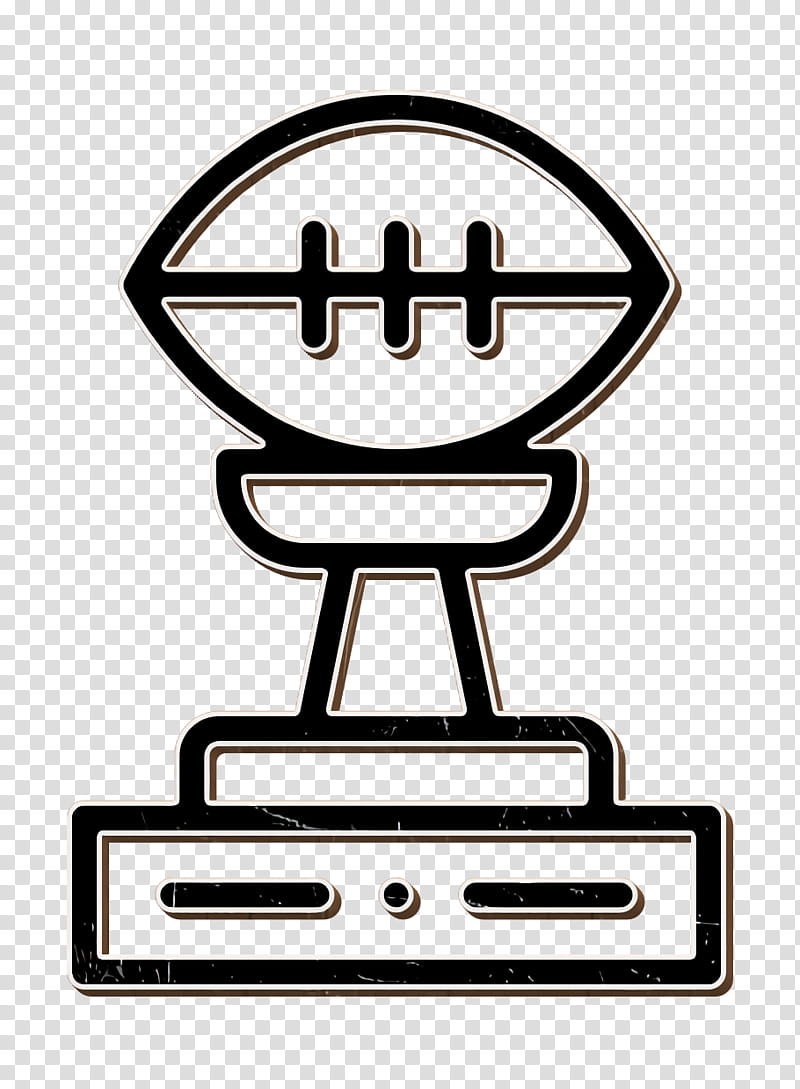 Superbowl icon Winning icon Football trophy icon, Symbol, Football Pitch transparent background PNG clipart