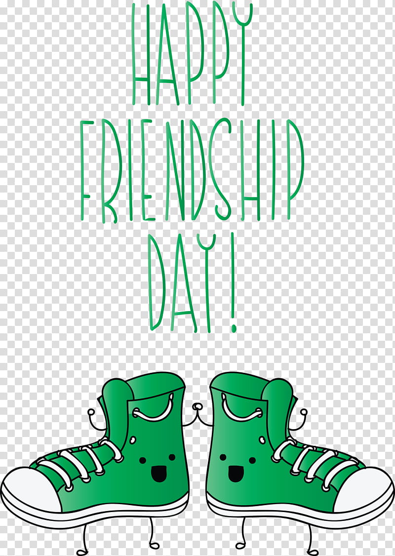Friendship Day Happy Friendship Day International Friendship Day, Footwear, Green, Shoe, Boot, Plimsoll Shoe, Logo transparent background PNG clipart