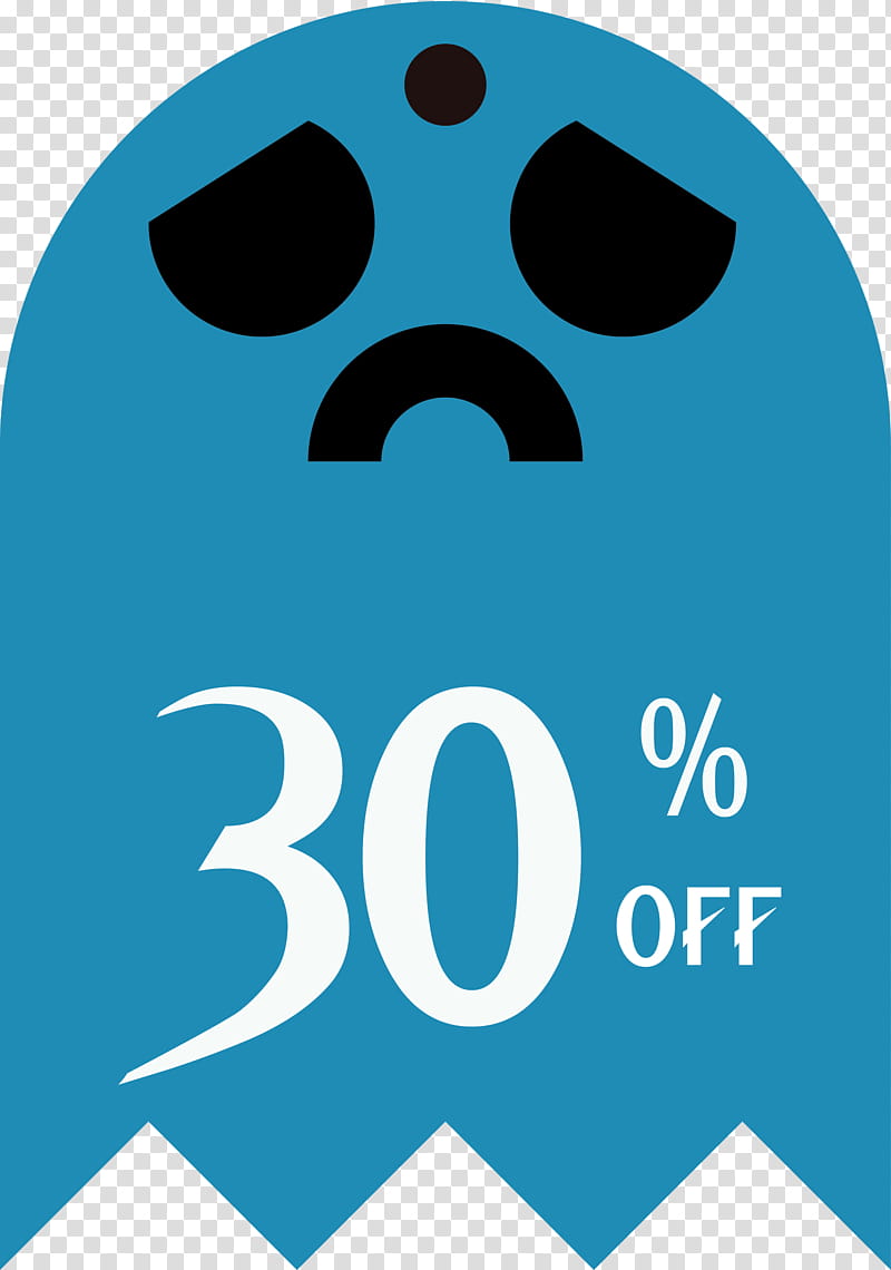 Halloween Discount 30% Off, 30 Off, Logo, Snout, Smiley, Line, Meter transparent background PNG clipart