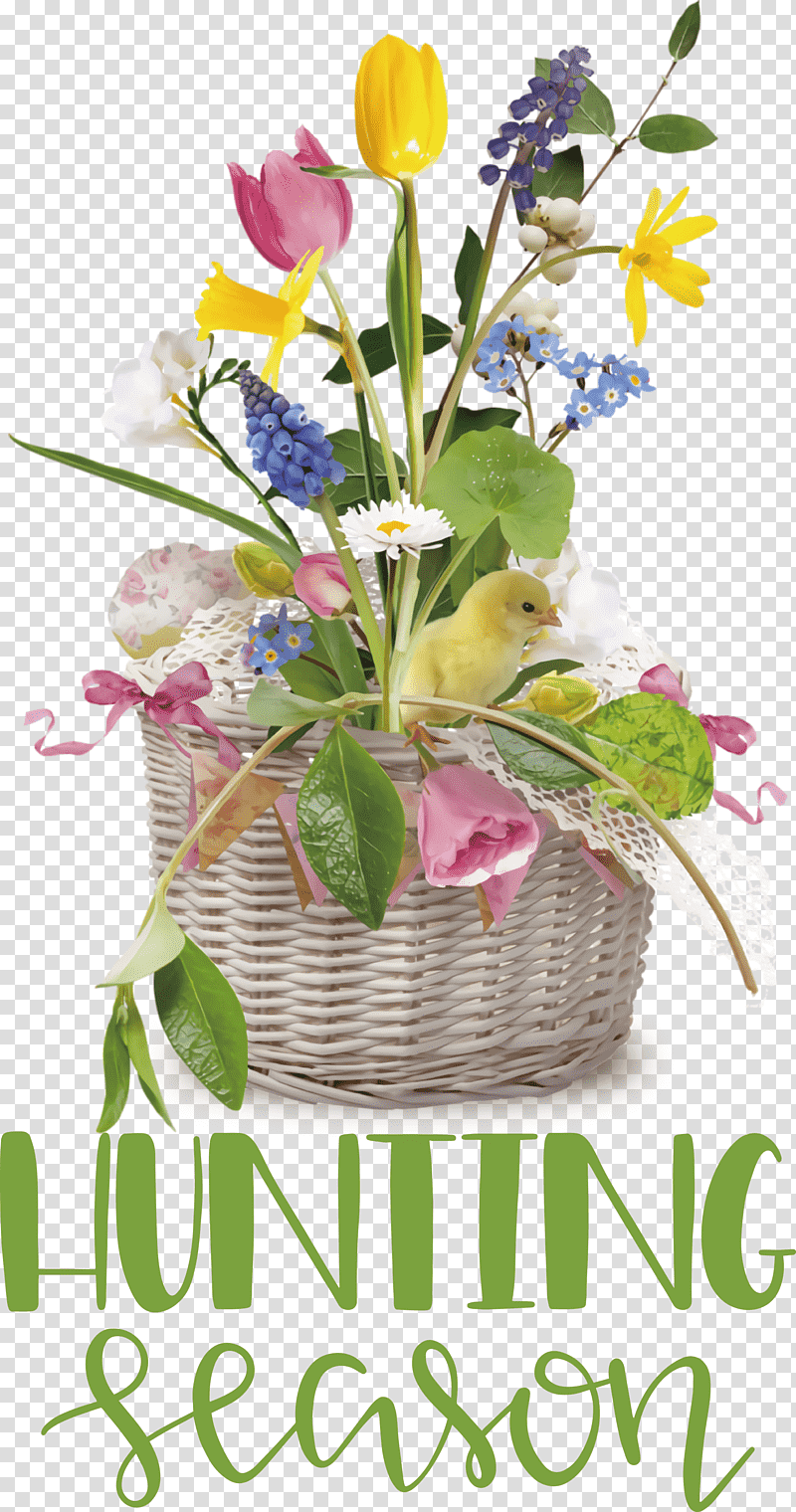 Hunting Season Easter Day Happy Easter, Floral Design, Cut Flowers, Flower Bouquet, Victorian Scraps, Artificial Flower, Gift transparent background PNG clipart