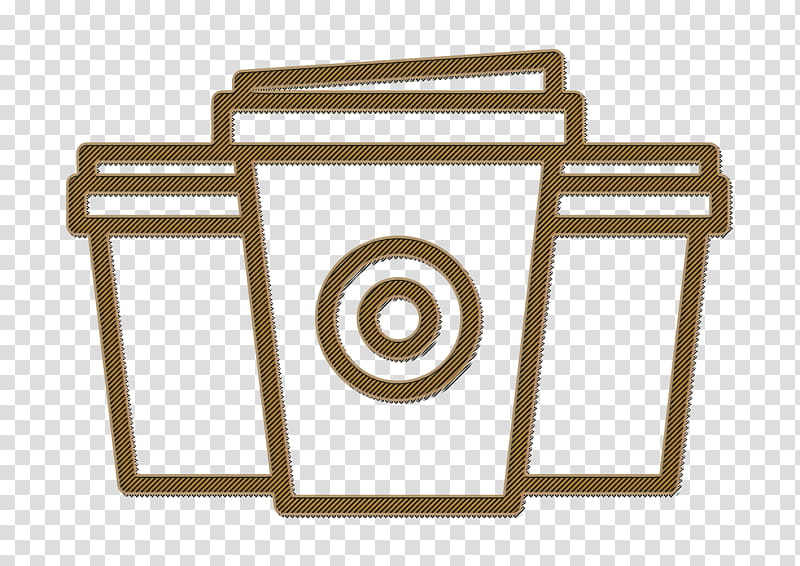 Food and restaurant icon Coffee icon Paper cup icon, Line, Circle transparent background PNG clipart