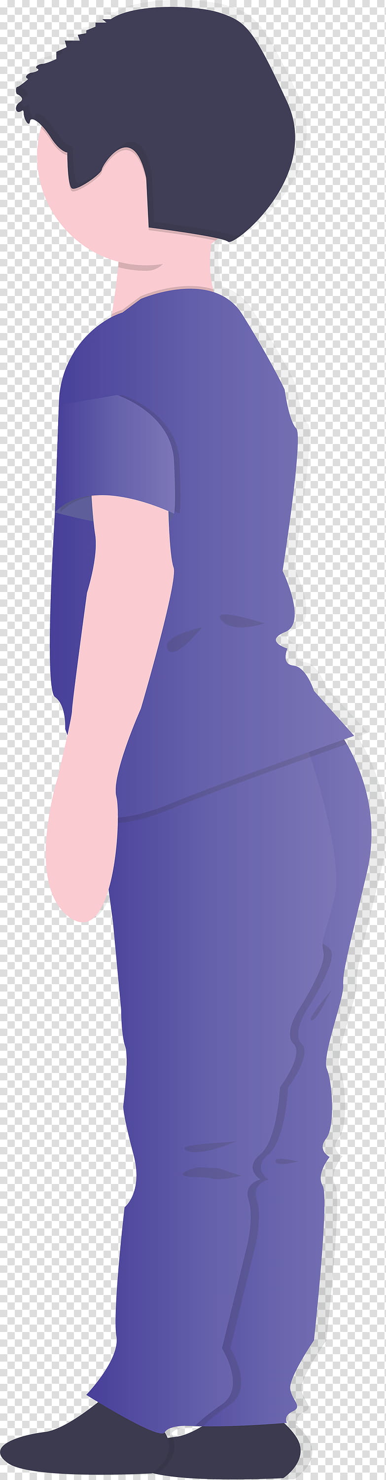 purple clothing violet dress pencil skirt, Standing, Waist, Shoulder, Joint, Cocktail Dress, Electric Blue, Leg transparent background PNG clipart