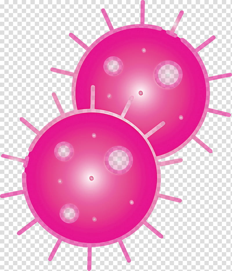 Bacteria germs virus, Pink, Magenta, Material Property, Balloon, Circle transparent background PNG clipart