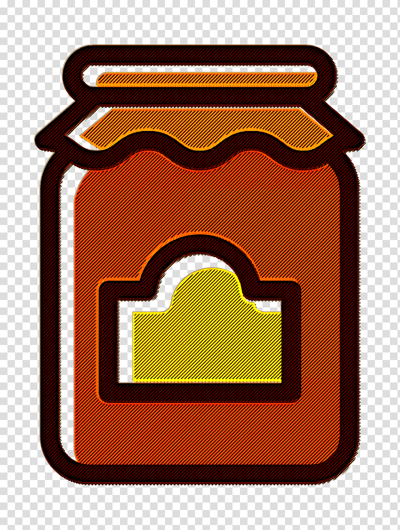 food icon Marmalade icon Jar icon, Linear Color Food Set Icon, Dessert, Gelatin Dessert, Panna Cotta, Fruit, Jam transparent background PNG clipart