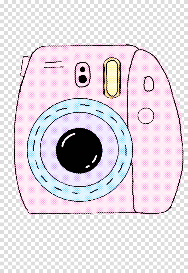 camera digital camera instant film camera graphic film movie camera, graphic Film, Cartoon, Circle, Optics transparent background PNG clipart