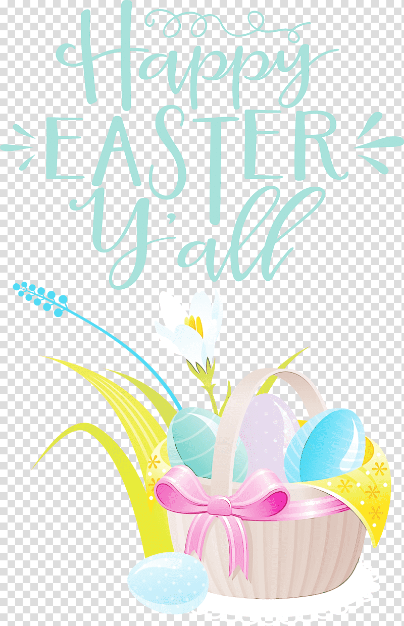 Floral design, Happy Easter, Easter Sunday, Easter
, Watercolor, Paint, Wet Ink transparent background PNG clipart