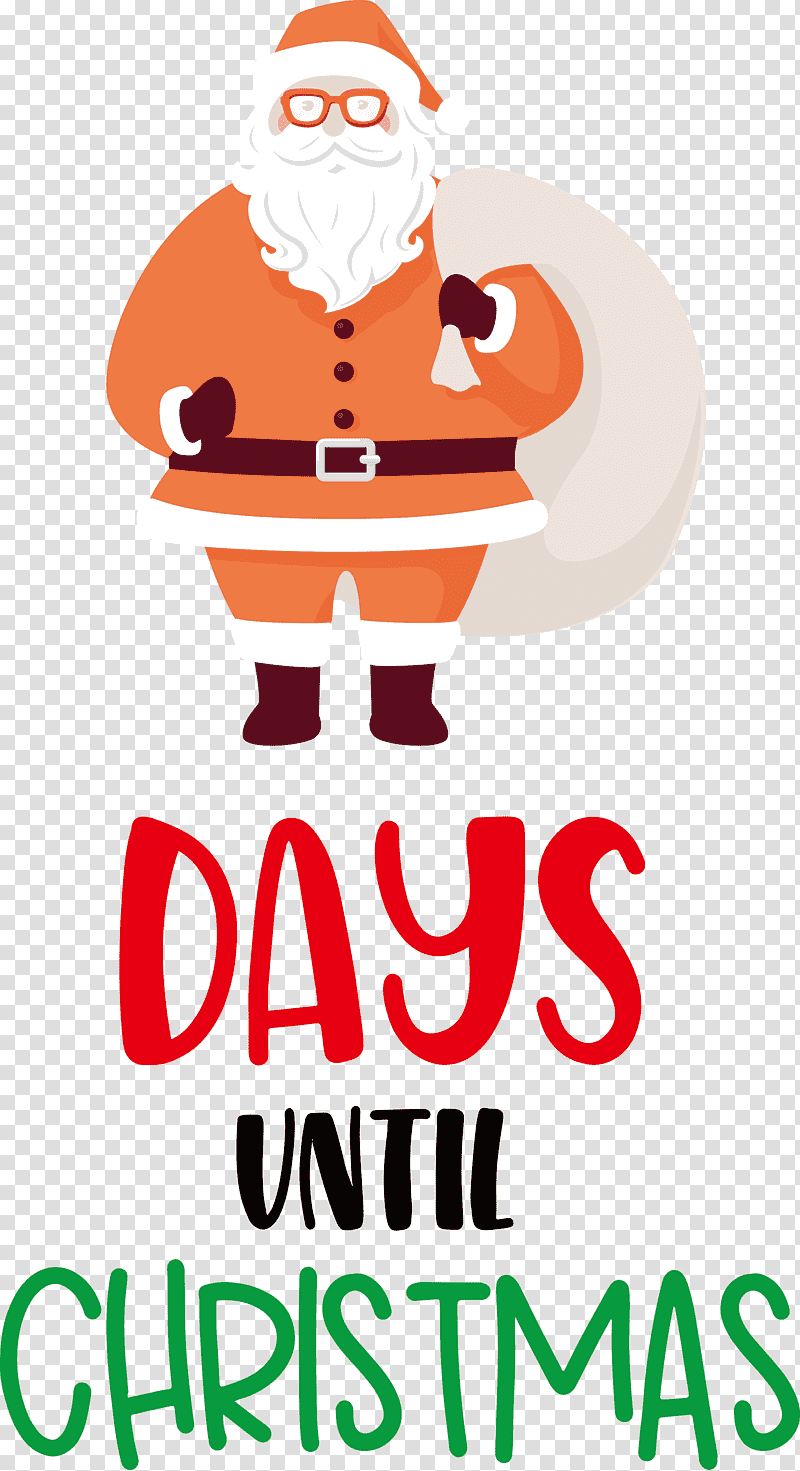 Days until Christmas Christmas Santa Claus, Christmas , Logo, Christmas Day, Santa Clausm, Meter, Line transparent background PNG clipart