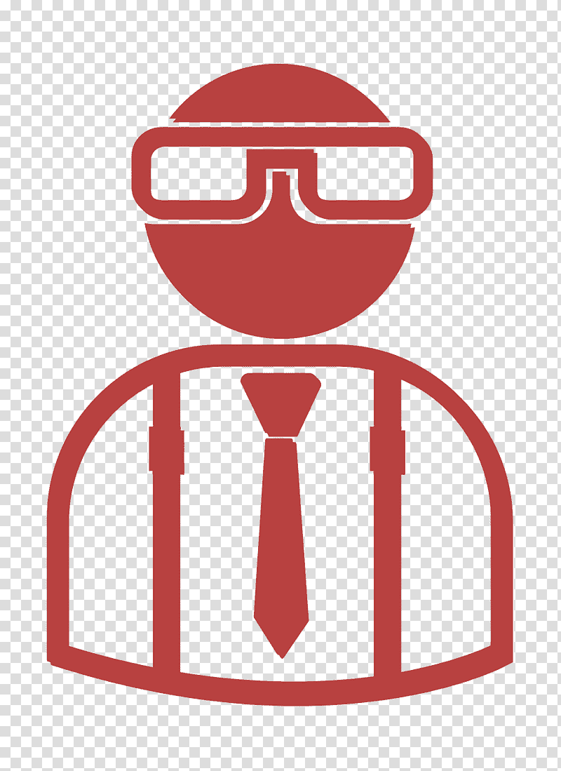 broker wearing glasses suit and tie icon Broker icon, Humans 3 Icon, Broker, Necktie, cdr, Animation transparent background PNG clipart