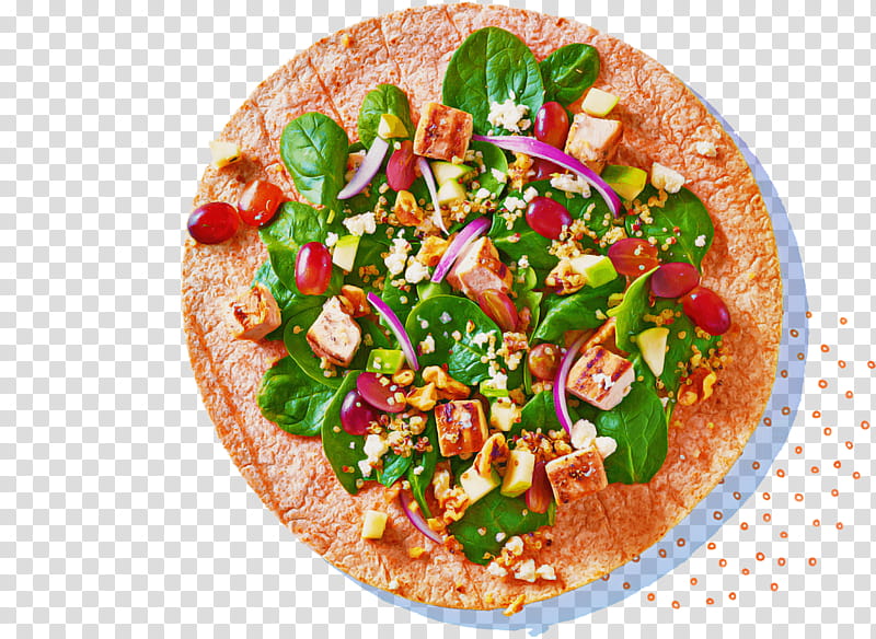 Hawaiian pizza, Vegetarian Cuisine, American Cuisine, Hamburger, Tostada, Fattoush, Vegetable, Restaurant transparent background PNG clipart