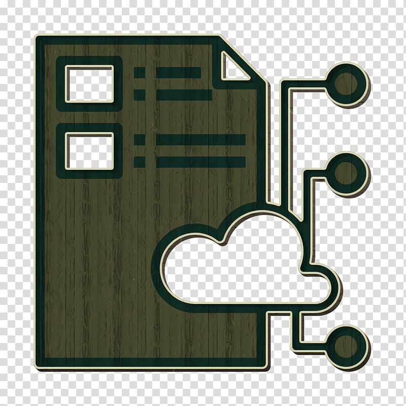 Digital Service icon Archive icon Cloud icon, Line, Symbol, Square transparent background PNG clipart