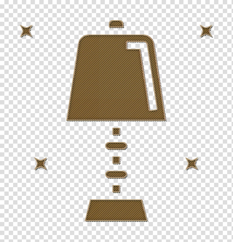 Lamp icon Home Equipment icon Table lamp icon, Brass transparent background PNG clipart