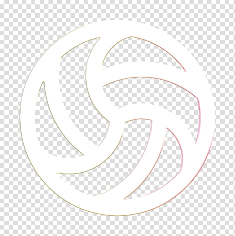 Summer Party icon Volleyball icon Sports and competition icon, Logo, Symbol, Emblem, Blackandwhite transparent background PNG clipart