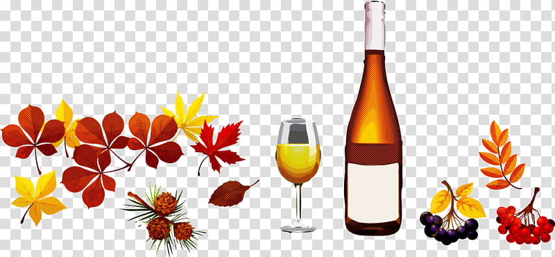 Thanksgiving harvest, Glass Bottle, Flower, Drink Industry transparent background PNG clipart