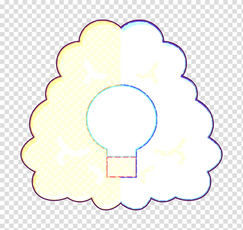 Brain icon Creative icon Idea icon, Light, Cloud, Meteorological Phenomenon, Circle transparent background PNG clipart