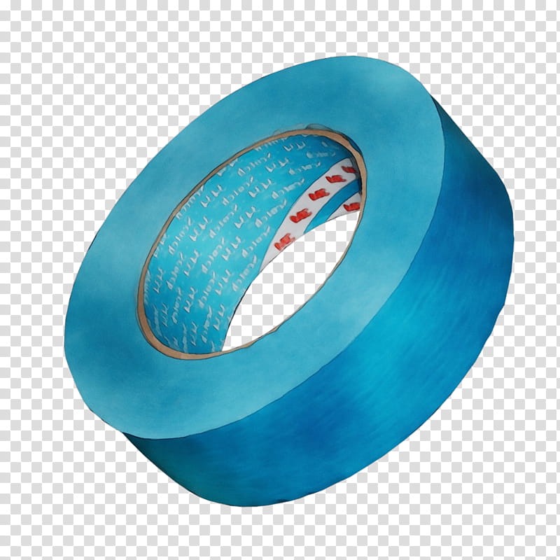 Adhesive tape, Watercolor, Paint, Wet Ink, Blue, Turquoise, Aqua, Electrical Tape transparent background PNG clipart