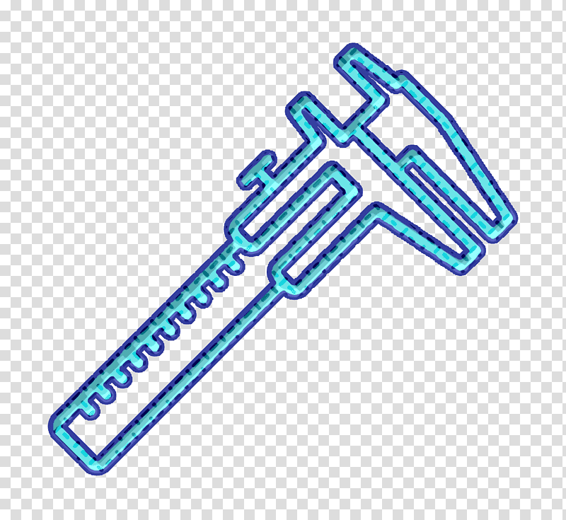 Calipers icon Carpenter icon Carpentry DIY Tools icon, Machining, Manufacturing, Industry, Quality Control, Production, Logo transparent background PNG clipart