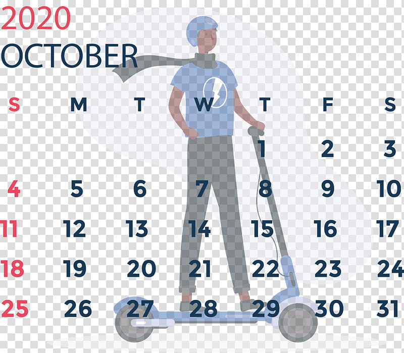 October 2020 Calendar October 2020 Printable Calendar, Meter, Sportswear, Fashion, Shoe, Sports Equipment, Graphical Widget, Wordpress transparent background PNG clipart