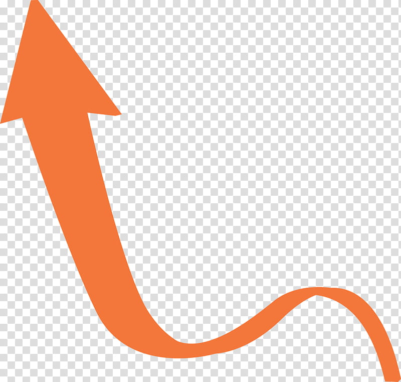 Rising Arrow, Orange, Line, Logo transparent background PNG clipart