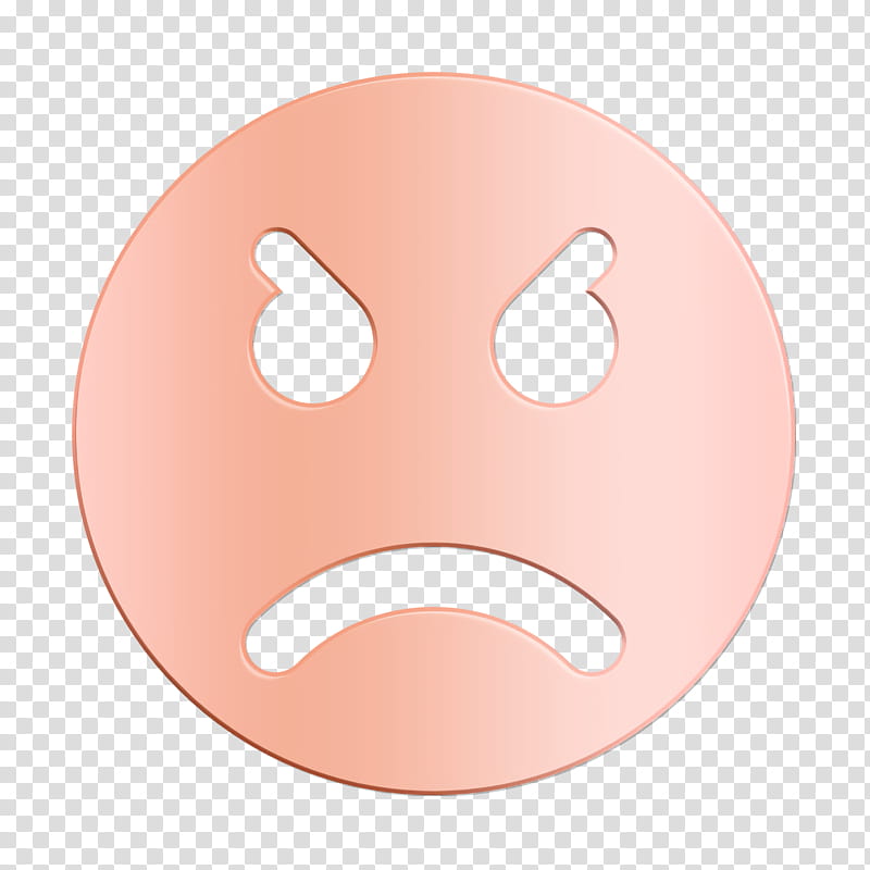 Emoji icon Smiley and people icon Angry icon, Snout, Meter, Cartoon, Computer transparent background PNG clipart