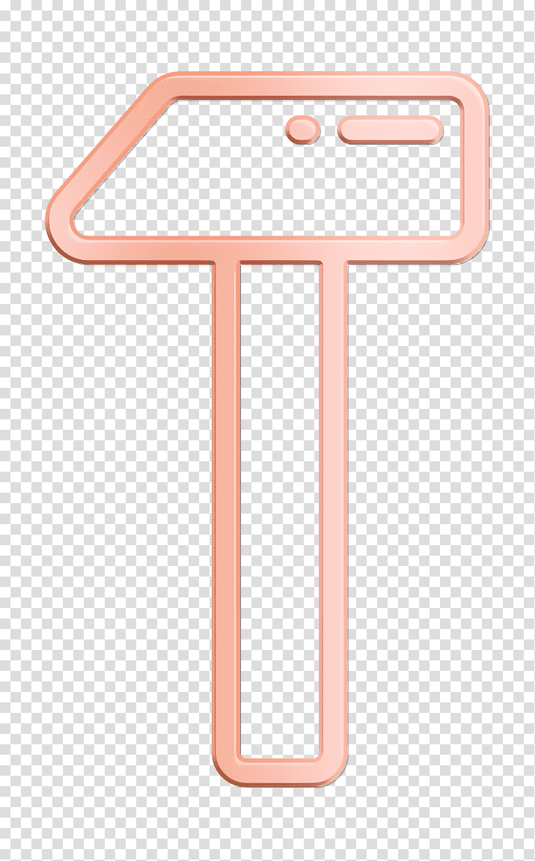 Architecture & Construction icon Hammer icon, Architecture Construction Icon, Line, Meter, Orange Sa, Geometry, Mathematics transparent background PNG clipart