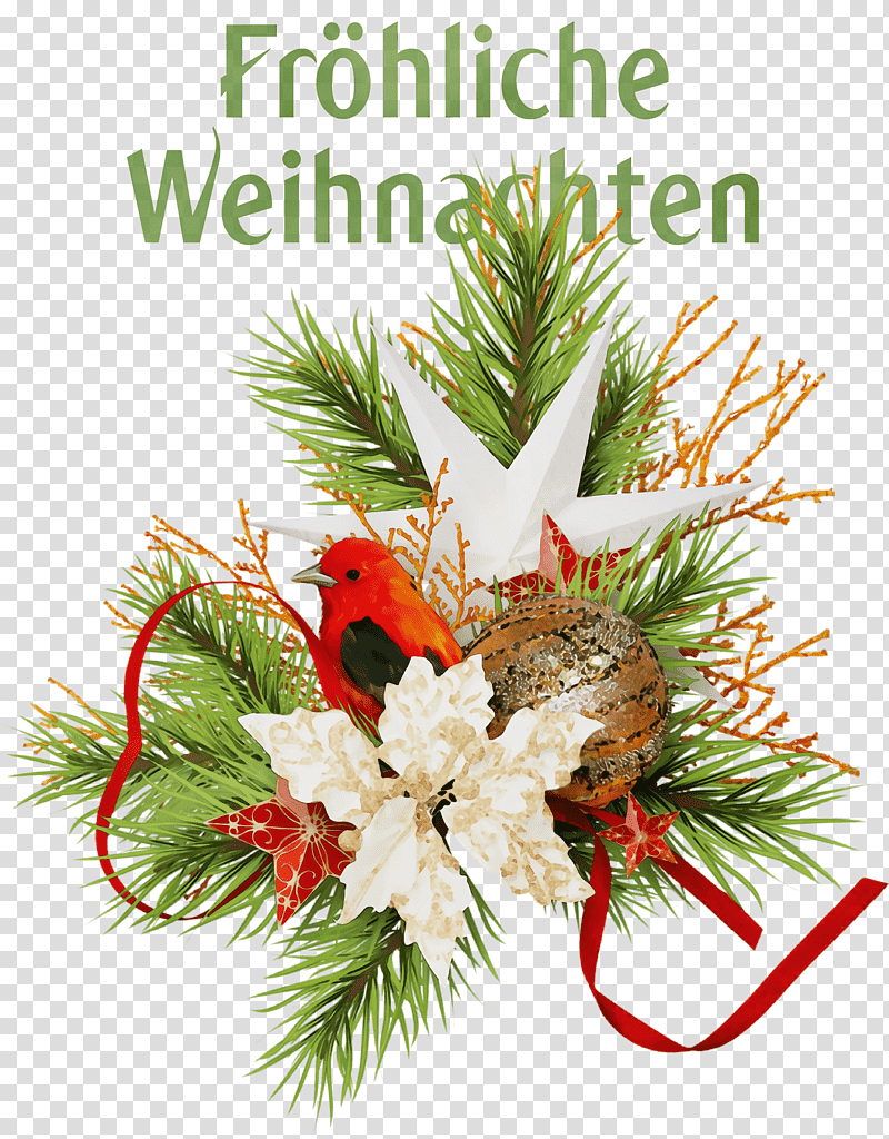New Year tree, Frohliche Weihnachten, Merry Christmas, Watercolor, Paint, Wet Ink, Christmas Day transparent background PNG clipart