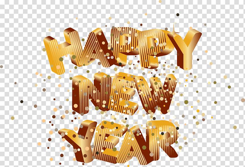 Happy New Year New Year, Gold, Meter, Science, Chemistry transparent background PNG clipart