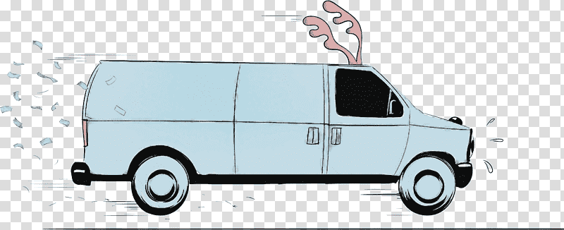 car van commercial vehicle minibus car door, Wheel, Compact Van, Transport transparent background PNG clipart