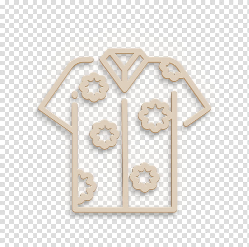 Shirt icon Summer icon Garment icon, Silver, Meter transparent background PNG clipart