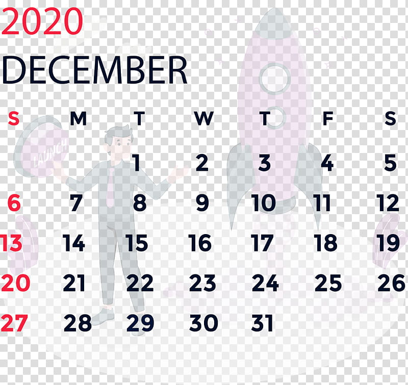 December 2020 Printable Calendar December 2020 Calendar, Angle, Line, Point, Meter, Area transparent background PNG clipart