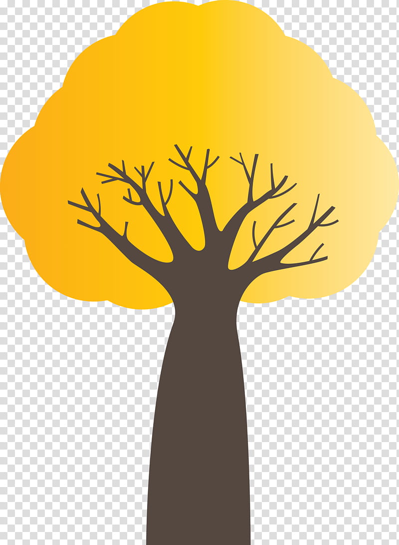 flower leaf yellow silhouette h&m, Cartoon Tree, Abstract Tree, Hm, Plants, Biology, Science, Plant Structure transparent background PNG clipart