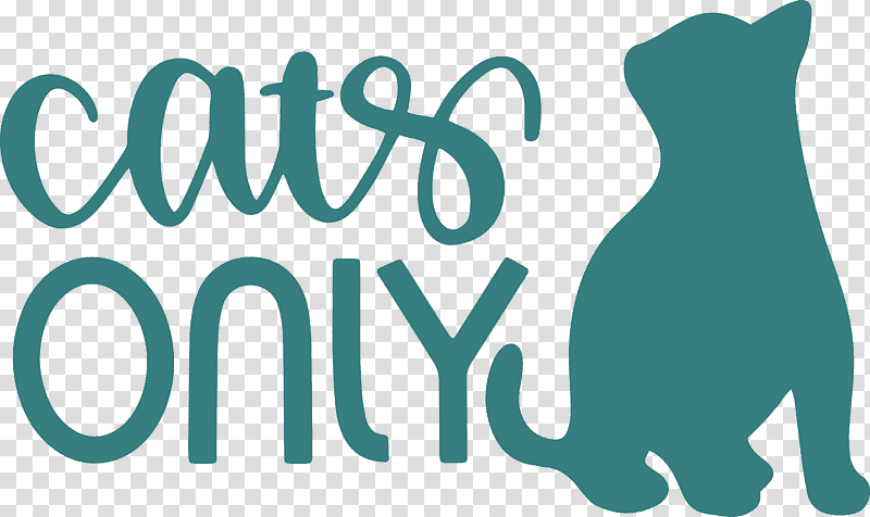 Cats Only Cat, Logo, Dog, Catlike, Meter, Teal, Microsoft Azure transparent background PNG clipart